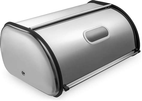 stainless steel bread box amazon